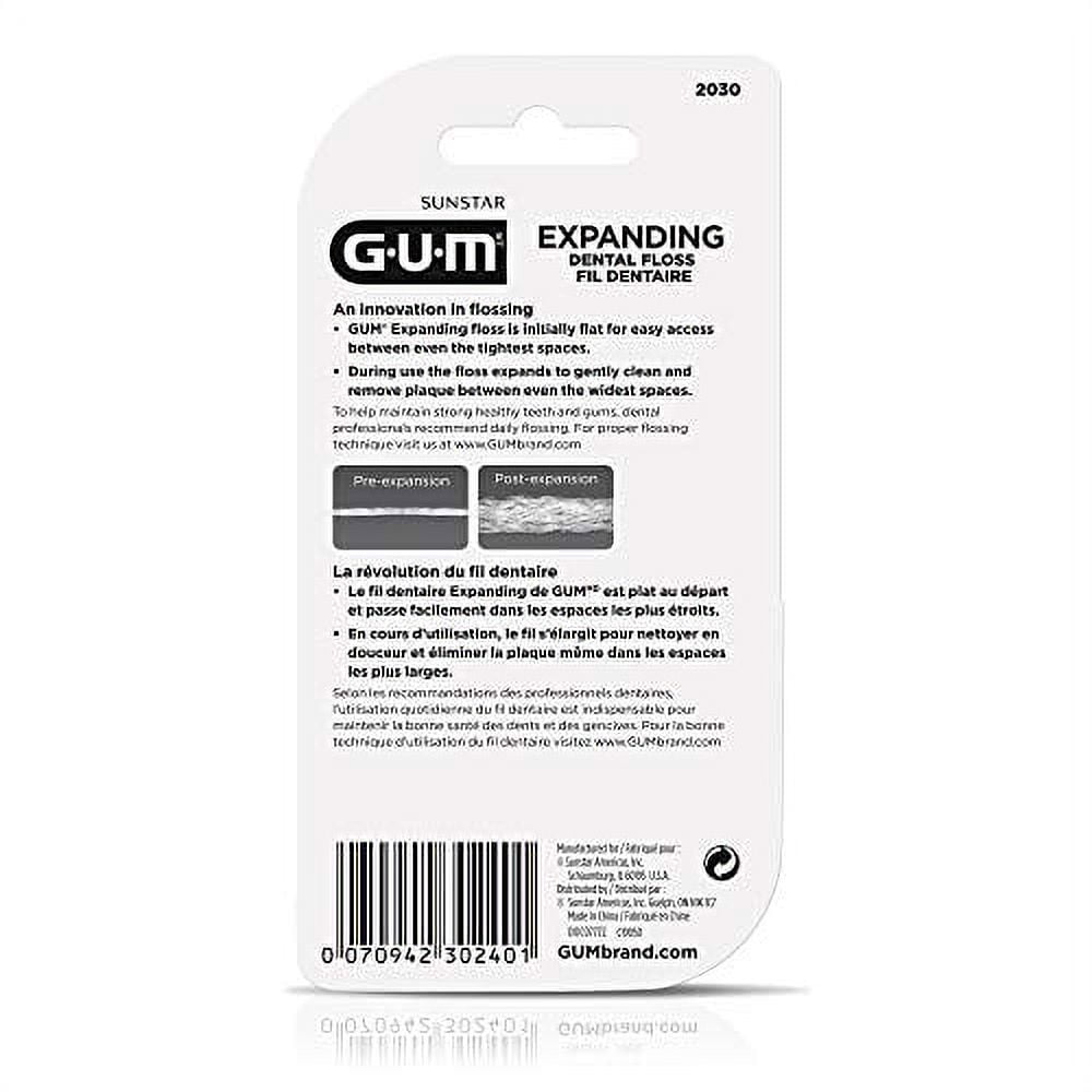 GUM - 2030C Expanding Dental Floss, 43.3 Yards