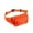 Orange, variant on WATERFLY Unisex Large Capacity Running Walking Travel Nylon Fanny Pack Waist Bag,Black
