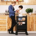 thumbnail image 7 of Open Box LT02B Kids Kitchen Adjustable Height Learning Step Stool Tower, 7 of 7