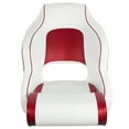 thumbnail image 2 of Seamander SC3 series Premier Pontoon Furniture Bucket Seat, Captain Seat, Colors, White/Red, 2 of 5