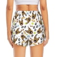 thumbnail image 2 of Lsque German Shepherd Dog Printed Women's Running Shorts with Liner Pockets,Elastic Quick Dry Workout Athletic Gym Yoga Shorts,Womens High Waist Shorts-Small, 2 of 9