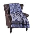 thumbnail image 3 of Home Soft Things Flannel Velvet Throw - Cosafina - Estate Blue - 60" x 70", 3 of 5
