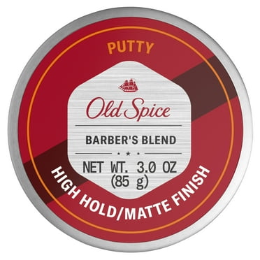Old Spice Barber's Blend Putty for Men, Infused with Aloe, 3 oz