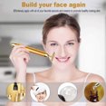 thumbnail image 3 of Masajeador facial, herramienta de masaje facial con logotipo eléctrico en forma de T, masajeador de belleza para ojos con cara en V, 3 of 5