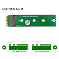 thumbnail image 4 of M.2 NGFF A/E to Key-M SSD Adapter Converter M.2 A+E to M2 NVME SSD Riser Board Support 2230 2242 2260 2280 M2 SSD, 4 of 7
