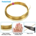 thumbnail image 4 of Half Hard Brass Wire, 1Pack 12Gauge/2x1mm Diameter 6m/19.68ft Craft Wire, 4 of 5