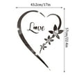 thumbnail image 3 of 3D Acrylic Mirror Heart, Self Adhesive Wall Decor, 3D Acrylic Mirror Wall Stickers Heart Shaped Self Adhesive Removable Decals for Living Room Decor, Christmas Gift, 3 of 5