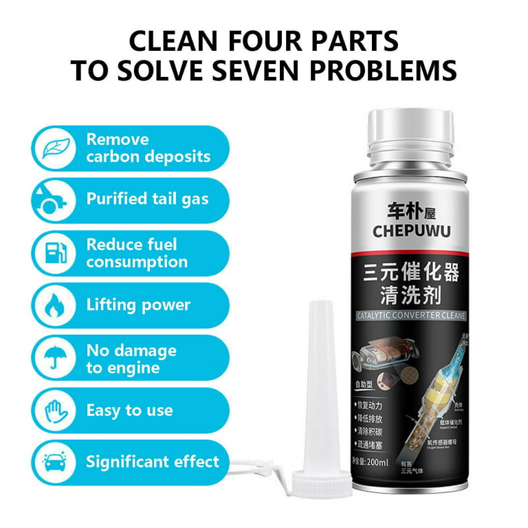 200ML for Powerful Engine Catalytic Converter Cleaner Car Fuel
