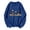 Blue, variant on UPBEST Men's Hoodless Sweatshirts Crewneck 2024 New Fall Halloween Ghost Long Sleeved Autumn And Winter Outwear