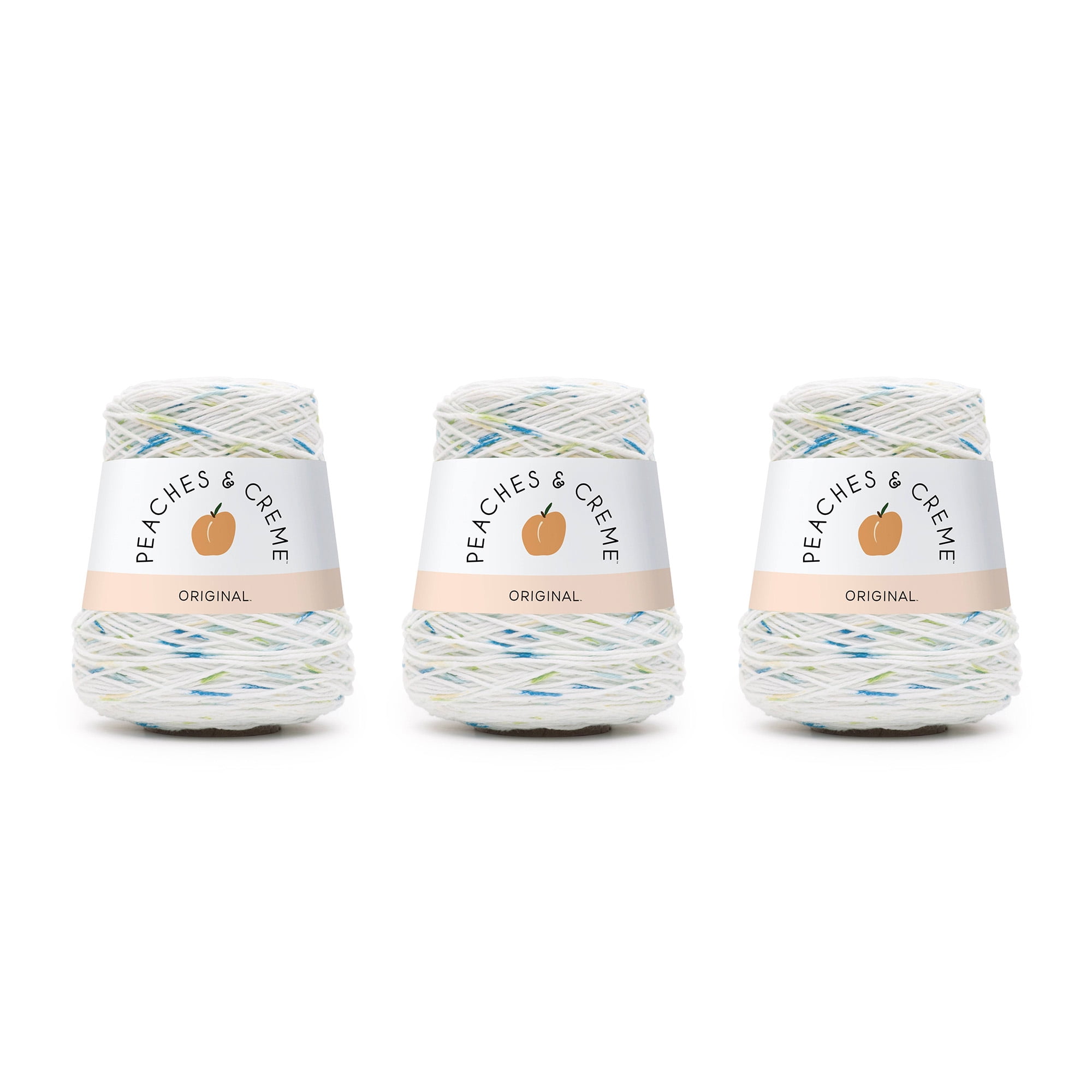 Peaches & Creme™ Cone 4 Medium Cotton Yarn, Happy Go Lucky 14oz/400g
