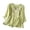 Green, variant on Gauze Linen Blouse for Women Trendy 3/4 Sleeve Embroidered Cotton Shirts Tops Peasant Blouses Summer Boxy Tunics