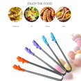 thumbnail image 1 of 1pc Silicone Cooking Salad Stainless Steel Handle Serving BBQ Tongs Kitchen Utensils Creative Hand Shape Kitchen Cooking Tools, 1 of 3