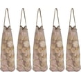 thumbnail image 3 of Sacs de Rangement en Filet Suspendus 5 Sacs à Oignons Sacs en Filet à Ail Sacs à Pommes de Terre Grands Sacs de Rangement en Filet Réutilisables Sacs à Fruits et Légumes, 3 of 5