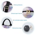 thumbnail image 5 of FORMRS Women's Travel Backpack Purse Anti-Theft Hidden Pockets Casual Shoulder Bag, Purple Marble Pattern, 5 of 7