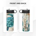 thumbnail image 3 of Sikiie Watercolor Sea Turtle Print 18OZ Insulated Straw Cup, Portable Leak-proof Sports Water Bottle, Stainless Steel Water Cup Suitable for Home and Outdoor, 3 of 8