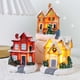 thumbnail image 4 of Bewildely Iluminación de Navidad pequeña casa paisaje ventana luminosa ornamento Multicolor artesanía niños regalo escritorio decoración hogar Kits de decoración para fiestas Tipo 2 Bewildely HA068056-02, 4 of 6