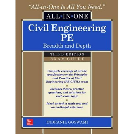 All in One: Civil Engineering All-In-One PE Exam Guide: Breadth and Depth, Third (Best Civil Engineering Journals)