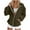 Army Green, variant on Oversized Solid Zip Up Hoodie for Women Drawstring Hooded Long Sleeve Fleece Vintage Sweatshirts Jackets Pockets