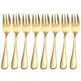 thumbnail image 1 of Agiferg Stainless Steel Colourful Forks 8PC for Fruit Desserts Ice Cream Cake Forks, 1 of 2