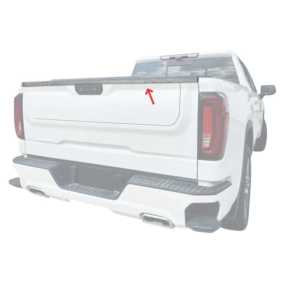 OMAC Upper Trunk Molding Trim for Chevroletado 1500/2500/3500 2014-19 Stainless Steel