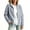 Gray-RongHuan's coats for winter, variant on Fleece Jackets for Women Casual Zip up Track Jacket Stand Collar Long Sleeve Coat Athletic Running Outerwear