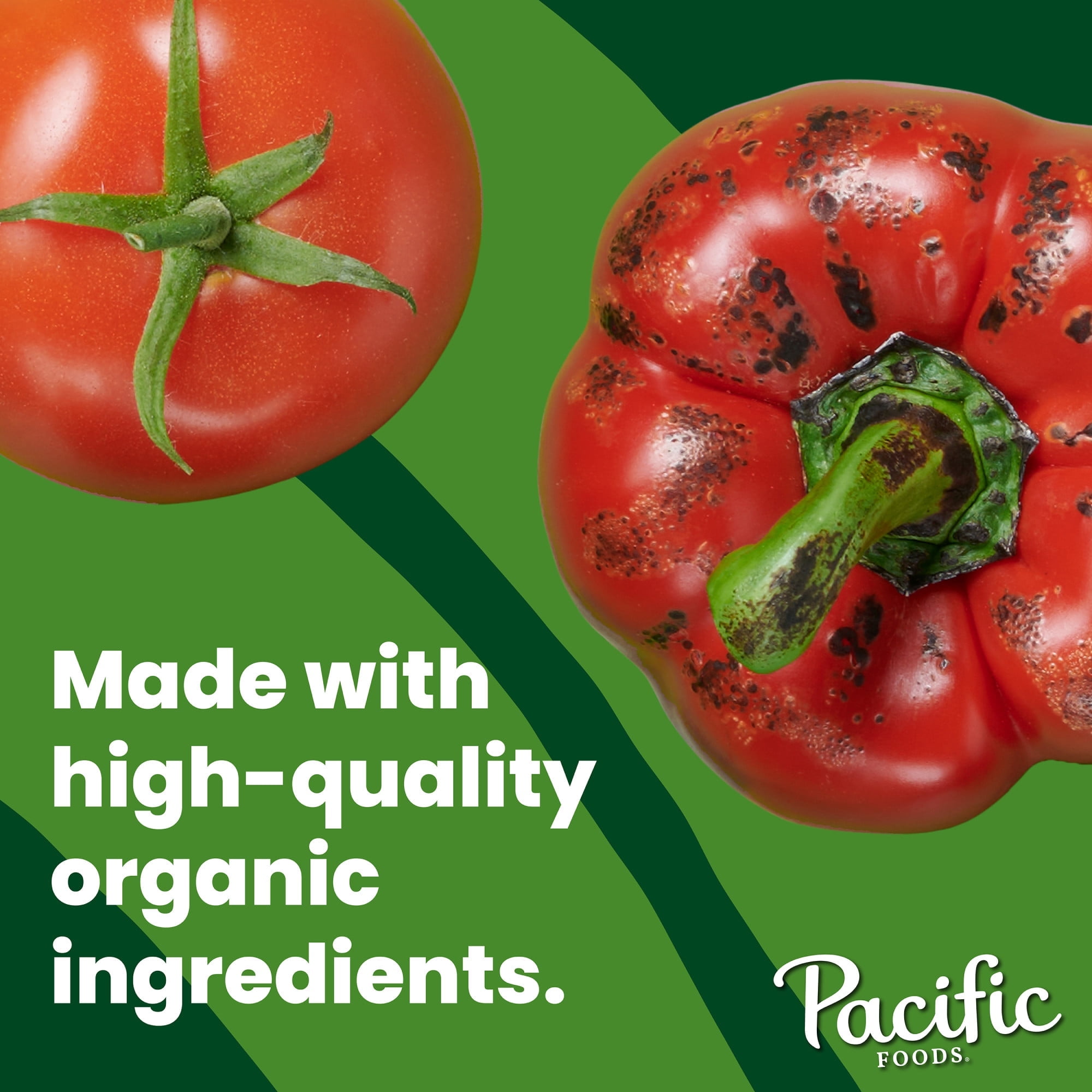 Pacific Foods Organic Soup Roasted Red Pepper and Tomato -- 32 fl oz Pack of 3