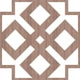thumbnail image 6 of Ekena Millwork 11 3/8"W x 11 3/8"H x 3/8"T Small Blendon Decorative Fretwork Wood Wall Panels, Walnut, 6 of 6