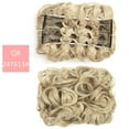 thumbnail image 3 of Mega Large Thick Curly Chignon Messy Bun Updo Clip In Hair Extensions As Real, Pullover Toupee, 3 of 3