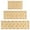 Yellow Lemon Fruit-1, variant on Yellow Lemon Fruit Slices Beige Pattern Kitchen Rugs Sets Of 3,Kitchen Runner Rugs Non Skid Washable,Decorative Kitchen Floor Mats for Kitchen,Sink,Laundry,17"x30" 17"x47" 17"x59"