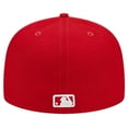 thumbnail image 4 of Men's New Era Red San Diego Padres Logo 59FIFTY Fitted Hat, 4 of 6