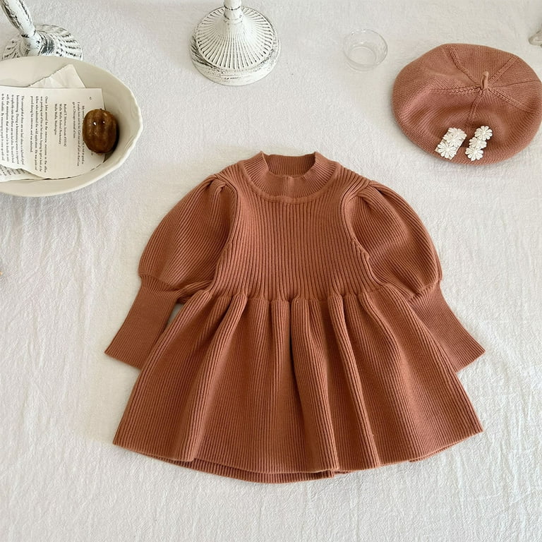 Esaierr Kids Baby Girls Long-Sleeve Dresses Infant Christmas Dress Tutu  Party Skirts Princess Dresses Fashion Toddler Pullover Turtleneck Christmas  Dress Autumn Winter Dresses Skirt for 6M-4T - Walmart.com