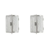 2X Rotisserie Basket,14X18cm Stainless Steel Oven Roast Basket Baking Cage for BBQ Grill Bakeware Tool Air Fryer Grill