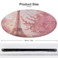 thumbnail image 2 of Blossoming Paris Eiffel Tower Floral Medallion Round Rug - Small Round Area Rug, Soft Non-Slip Machine Washable Bedroom Mat Indoor Accent Entry Carpet for Office Desk Dorm Hallway, 2 of 7