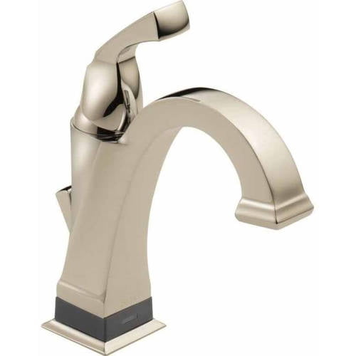 Delta Dryden Single Handle Bathroom Faucet with Touch2O.xt Technology, Polished Nickel