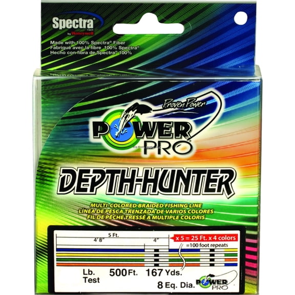 PowerPro Braided Fishing Line, dh 80lb 500ftx167yd jig,  [21100800167J]