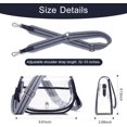thumbnail image 3 of Lohol Crossbody Bag Stadium Approved for Women，clear Bags for Stadium Events,clear Purse for Concerts-Navy, 3 of 7