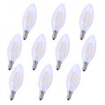 thumbnail image 2 of Elitco Lighting Kerz 3.64" 2.5W 3000K B10 Clear Glass LED Light Bulb (Set of 10), 2 of 2