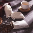 thumbnail image 5 of Bolsas de gasa para colar bolsas de té vacías reutilizables bolsas de sopa bolsas de especias para cocinar bolsas de café frío bolsas colador, beige, 5 of 5