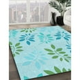 thumbnail image 2 of Ahgly Company Indoor Rectangle Patterned MediumTurquoise Green Area Rugs, 2' x 3', 2 of 6