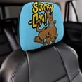 thumbnail image 4 of Scooby Doo Fun Car Headrest Cover Decor Vehicles Seat Pillow Cover Protector Accessories Auto Front/Rear Seats Head Rest Cover Universal Fit Most Cars Sedan SUV Van, 4 of 7