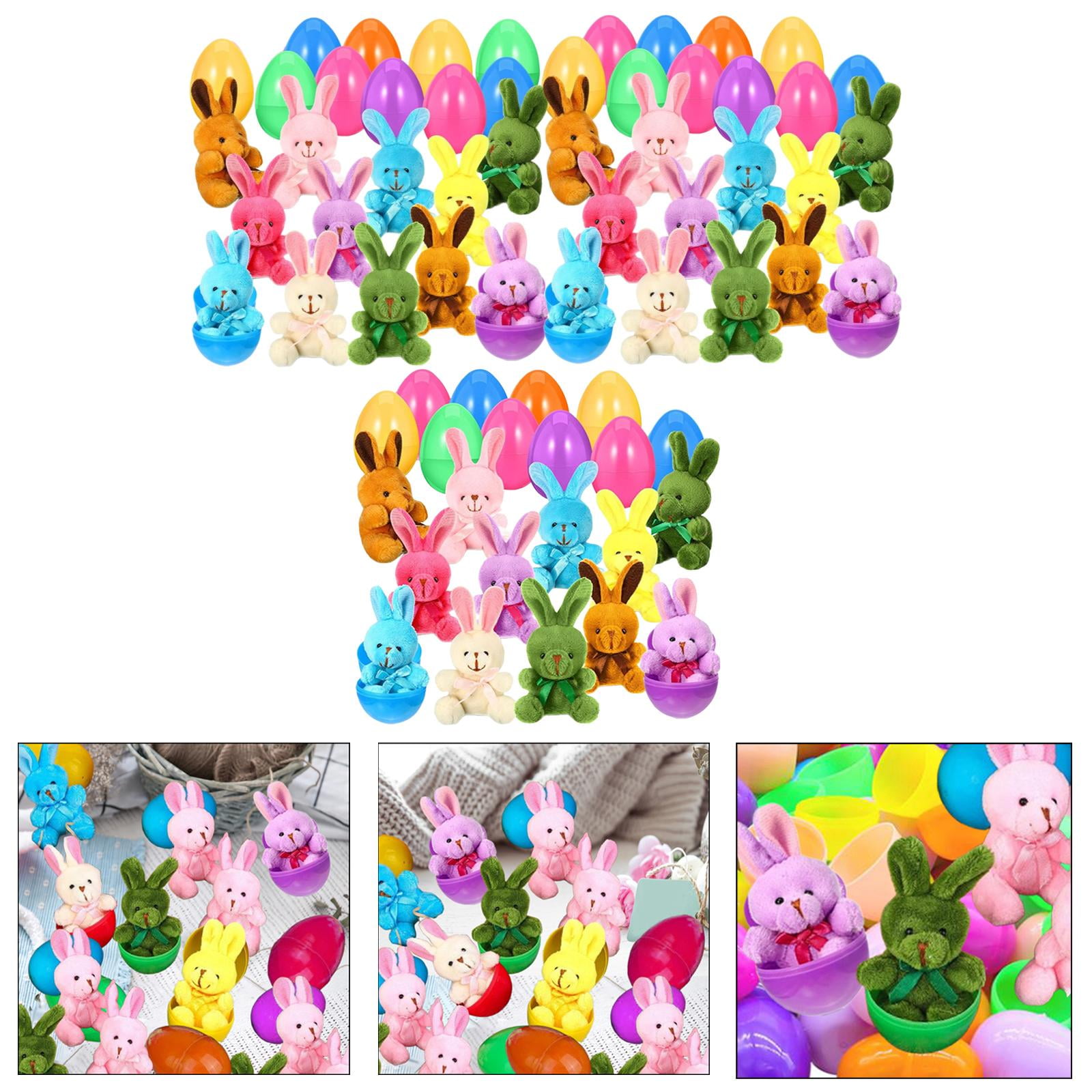 HOMYL Easter eggs with luxurious toys for children and adults, filled with full basket 36Pcs