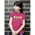 thumbnail image 2 of Cute Animals Ice Cream Lovers T-Shirt Juniors -Image by Shutterstock,  Small, 2 of 4