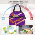thumbnail image 6 of DouZhe Lunch Bags for Women and Men, Basketball Game Sports Prints Reusable Portable Insulated Cooler Waterproof Lunch Tote Bag for Travel Work Picnic, 6 of 7