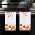 thumbnail image 2 of YladaFaie Set of 2 Funny Farm Kitchen Towels Autumn Pumpkins Farmhouse Autumn Pumpkins Pattern Print Dish Towel Absorbent Hand Towels for Housewarming Gift 16 x 24 Inch, 2 of 7