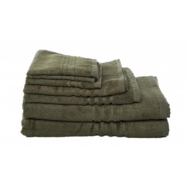 54 x 27 in. Bamboo Bath Towel, Olive Green