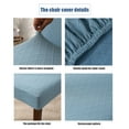 thumbnail image 2 of Dowbom Stretch Chair Cover Removable Washable Dining Chair Covers Polyester Jacquard Chair Slipcover, 2 of 7