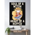 thumbnail image 2 of December Girl: Soul Of A Witch, Heart Of A Hippie, Sagittarius Girl, Scorpio Girl, Black Poster Wall Art, Modern Wall Decor, 24x36 UNFRAMED, 2 of 3