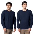 thumbnail image 1 of Fruit of The Loom Eversoft - Playera de Manga Larga de algodón para Hombre, Transpirable y Absorbe la Humedad con Control de olores, Manga Larga - Azul Marino, 3X-Large, 1 of 7