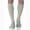 White, variant on Sigvaris Well Being 186 Men's Casual Cotton Knee High Socks 15-20 mmHg