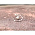 thumbnail image 6 of Heaven Crafts Two Ball Ring 925 Sterling Silver Round Ball Ring Stacking Ring Handmade Ring Gift For Her, 6 of 6